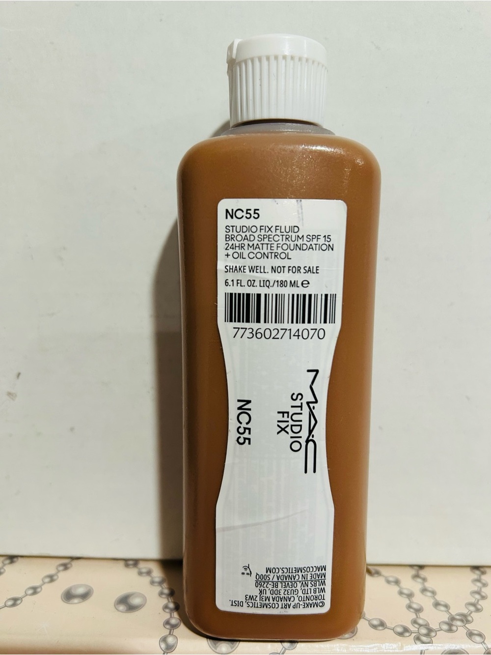MAC Cosmetics Studio Fix Fluid Foundation NC55 - 6.1 fl. oz.